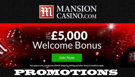 mansion casino welcome bonus.